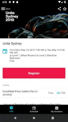 Unity Meetup android App screenshot 10